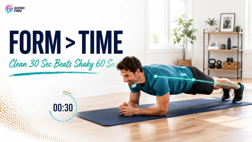 5 Simple At-Home Fitness Test for Beginners to Find Your Starting Level 5 beginner plank hold test proper form