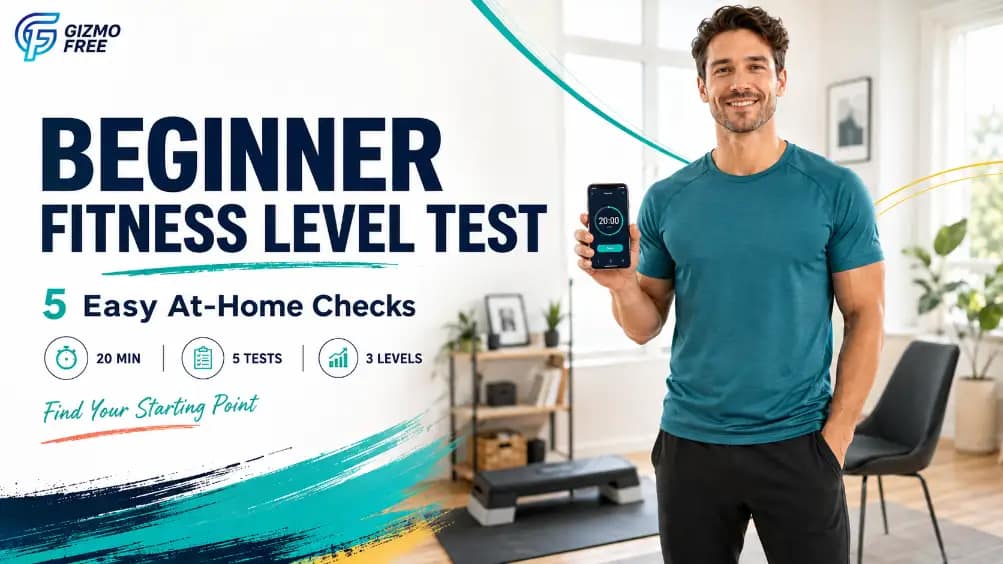 beginner fitness level test at home for men